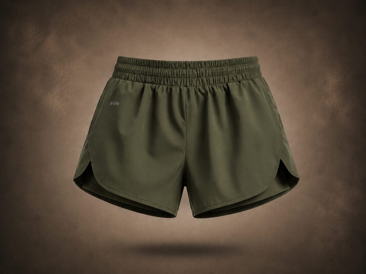 Female Gym short Olive Green